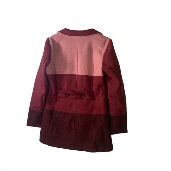 Isaac Mizrahi XXS New Faux Wool Color Block Coat - Picture 6 of 7